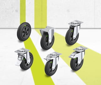 VWPP – Séries de roues et de roulettes « Blickle Soft »