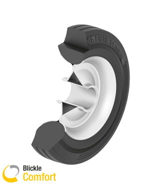 Massief tweecomponenten rubber ‘Blickle Comfort’